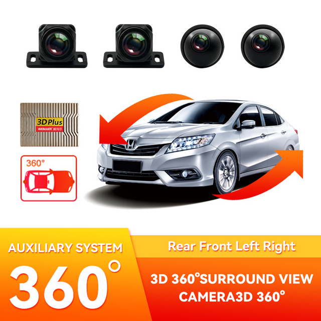 3D View System 360 Camera Car
