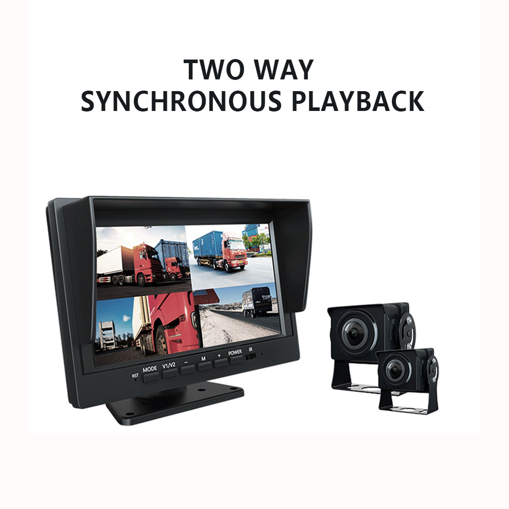 Sistema de monitoreo de 4 vías para camiones