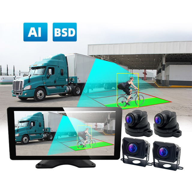 10.36  '4チャンネルカーBSD AI ADASレコーダーモニタートラック/バス用の4つのカメラ付き 