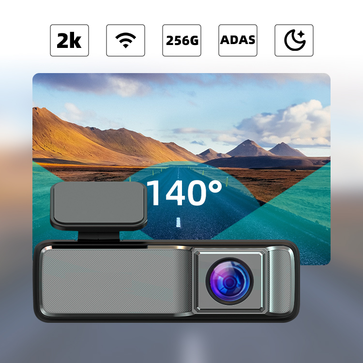 2K 256G 자동차 대시 카메라 WiFi 블랙 박스 24 시간 주차 모니터링 