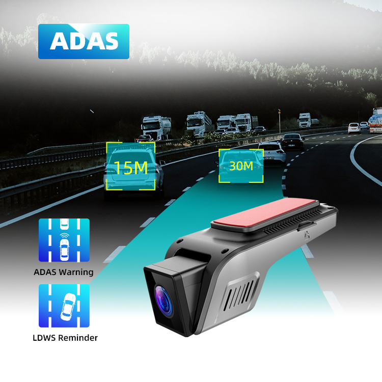 Cámara de control Wifi DVR de automóvil ADAS para vehículos Dash Cam Cars 1080p Recorder de video