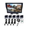 BSD 10.1 pulgadas 5 canales AHD Monitor de control de voz AHD para autobús escolar de vehículos de camiones