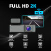 2K 256G 자동차 대시 카메라 WiFi 블랙 박스 24 시간 주차 모니터링 