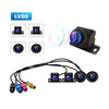 LVDS 케이블 4 웨이 자동차 카메라 키트 3D Panorama 360 자동차 카메라 
