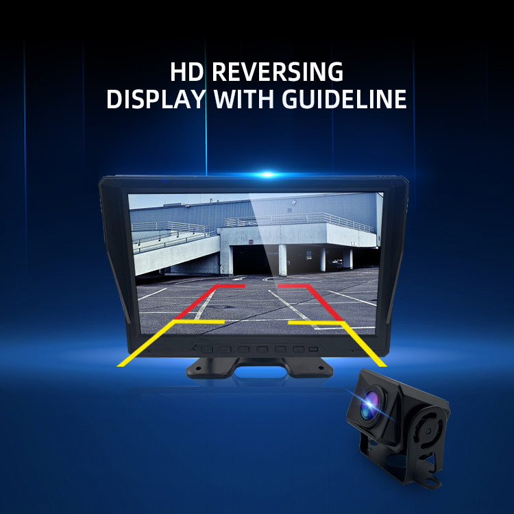 BSD 10.1 pulgadas 5 canales AHD Monitor de control de voz AHD para autobús escolar de vehículos de camiones