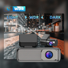 Wi -Fi 2K+1080p 듀얼 채널 자동차 비디오 레코더 1.47 인치 IPS 화면 카메라 DVR DASHCAM