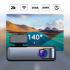 140 درجة زاوية واسعة 1440p 2K مسجل فيديو مسجل DVR 256GB
