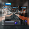 Wi -Fi 2K + 1K 자동차 DVR 대시 캠 듀얼 렌즈 리어 뷰 비디오 레코더 지원 256GB