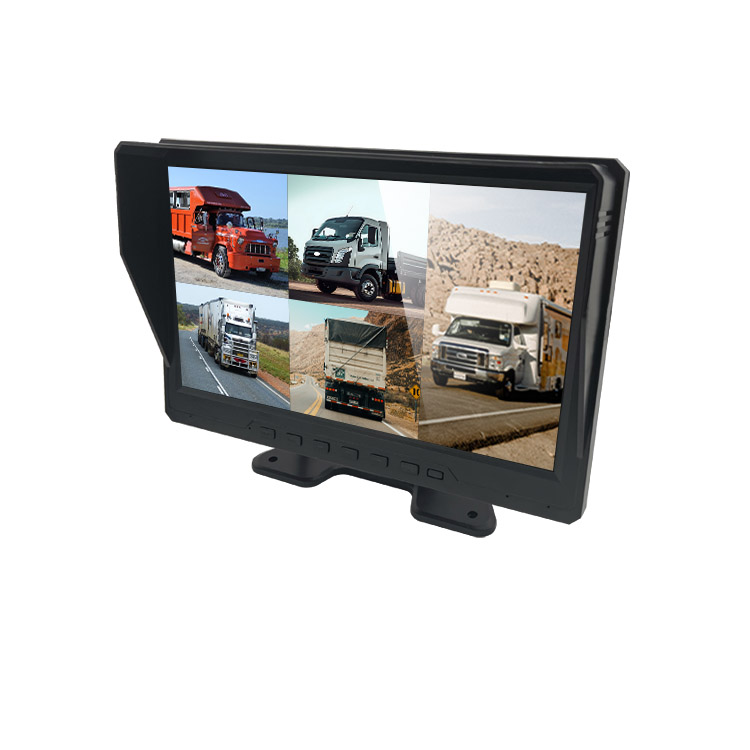 BSD 10.1 pulgadas 5 canales AHD Monitor de control de voz AHD para autobús escolar de vehículos de camiones