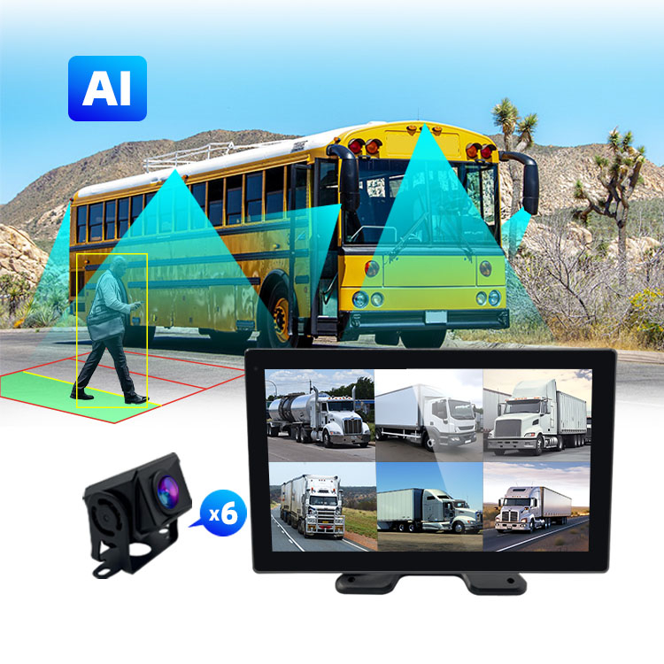 Điều khiển bằng giọng nói 6 kênh Máy ảnh theo dõi hệ thống BSD điểm mù Adas