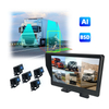 BSD 10.1 pulgadas 5 canales AHD Monitor de control de voz AHD para autobús escolar de vehículos de camiones